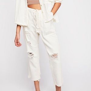 Free people Northern Sky Crop Pant